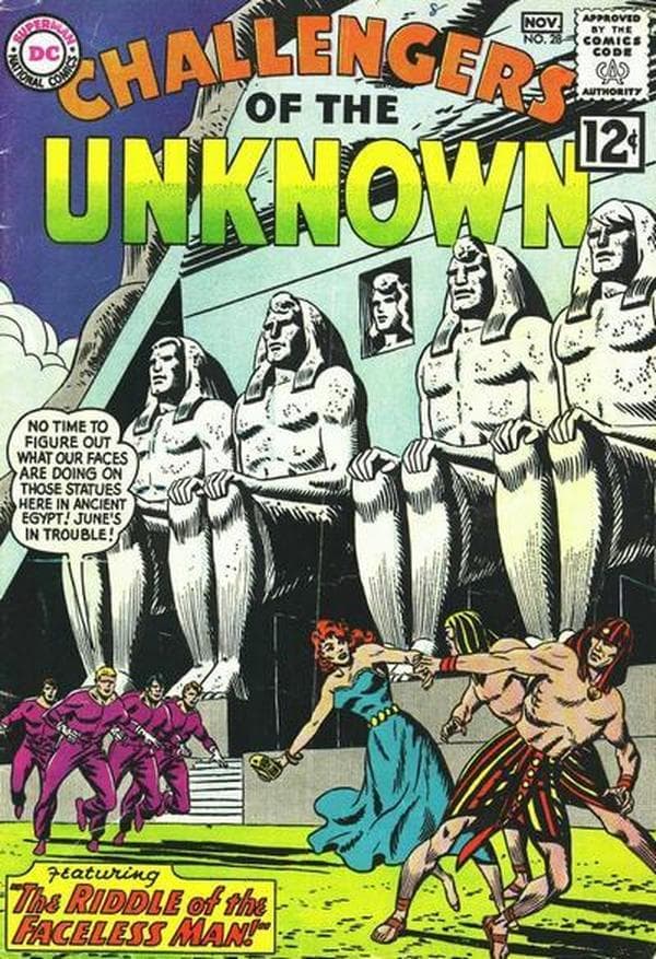 Challengers of the Unknown #28 cover