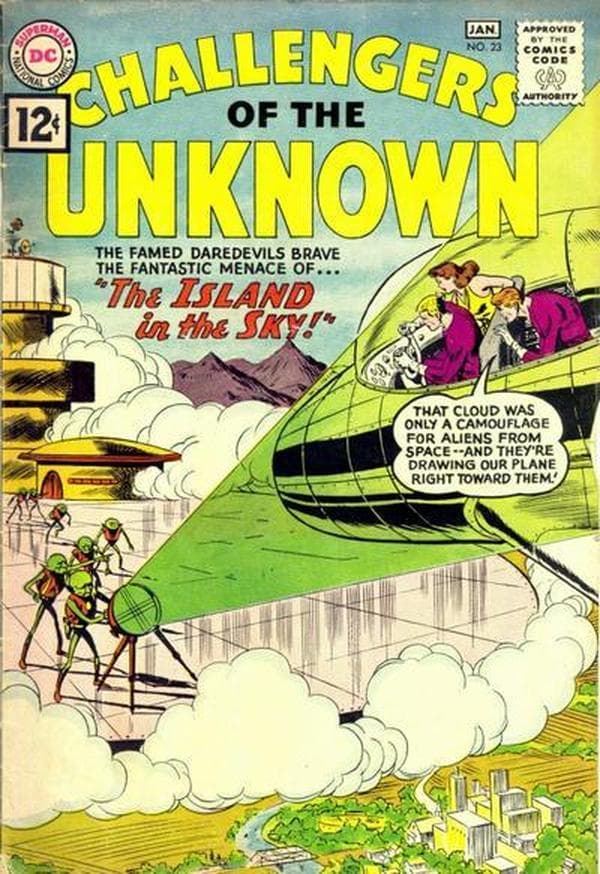 Challengers of the Unknown #23 cover