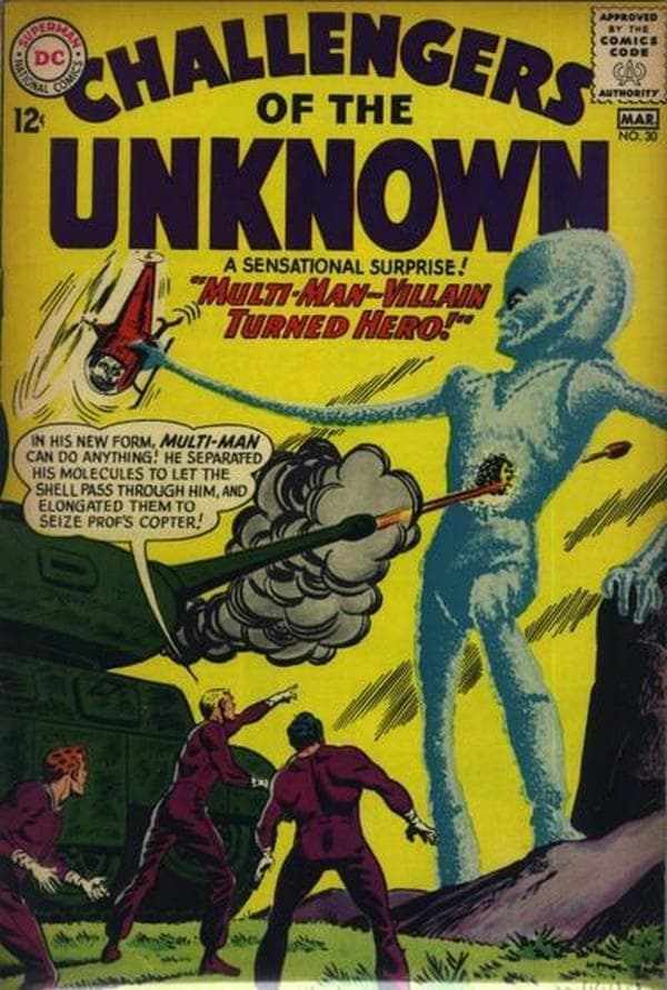 Challengers of the Unknown #30 cover