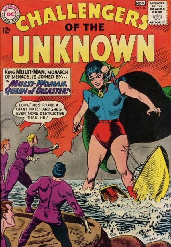 Challengers of the Unknown #34 cover