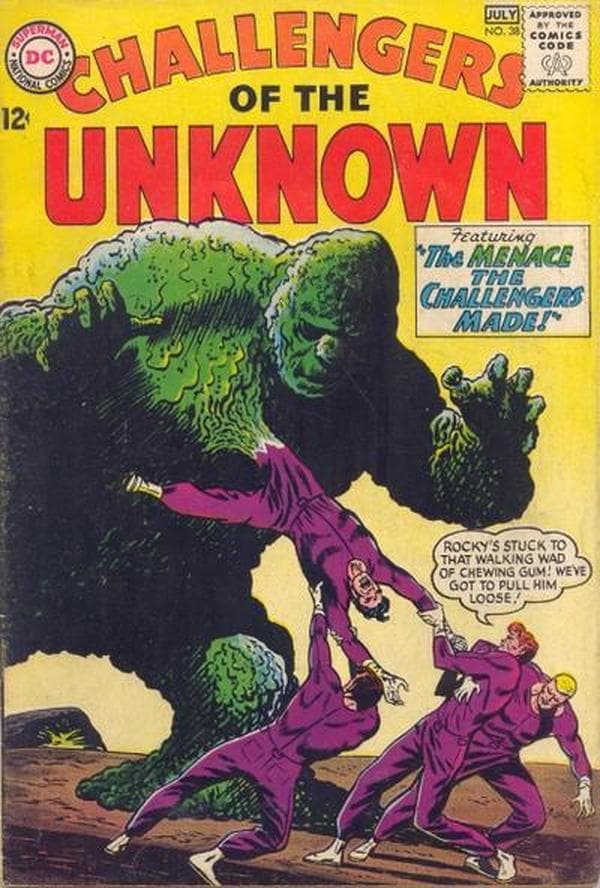 Challengers of the Unknown #38 cover