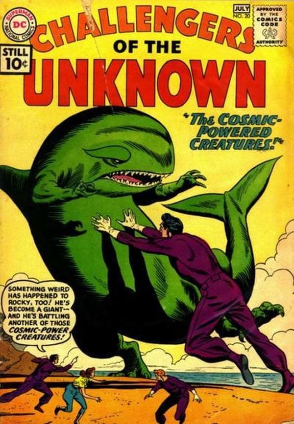 Challengers of the Unknown #20 cover