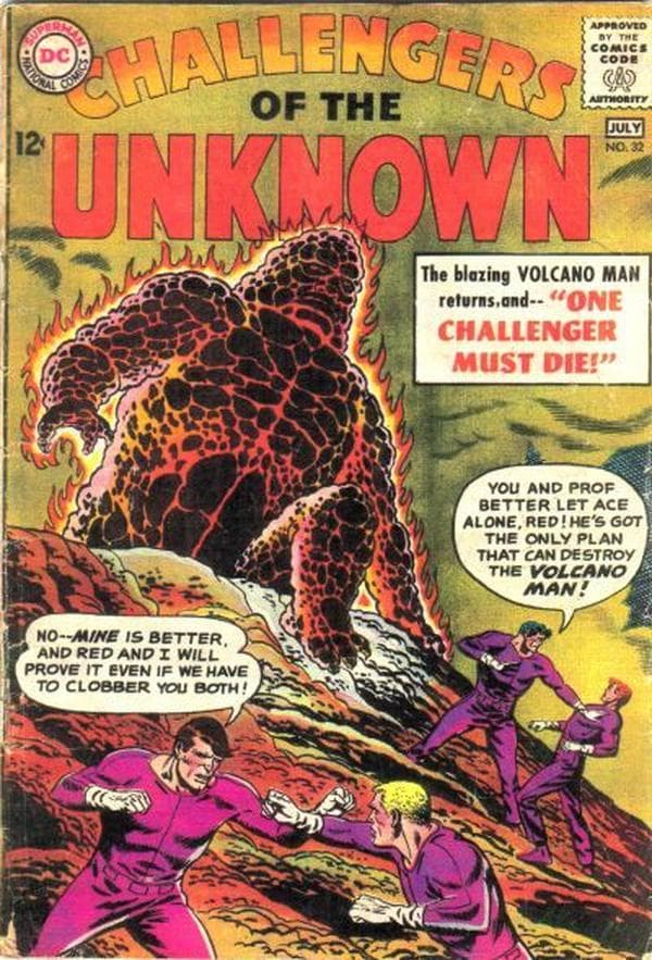 Challengers of the Unknown #32 cover