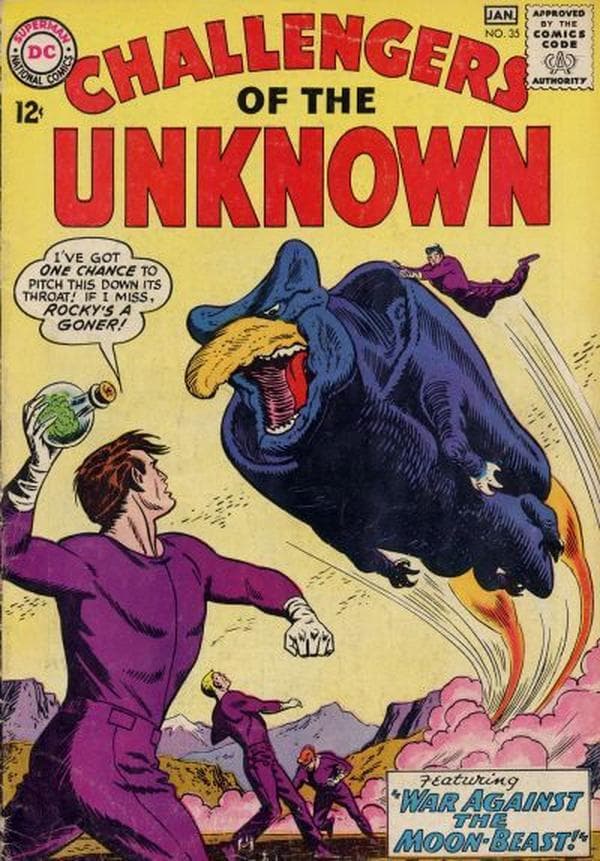 Challengers of the Unknown #35 cover