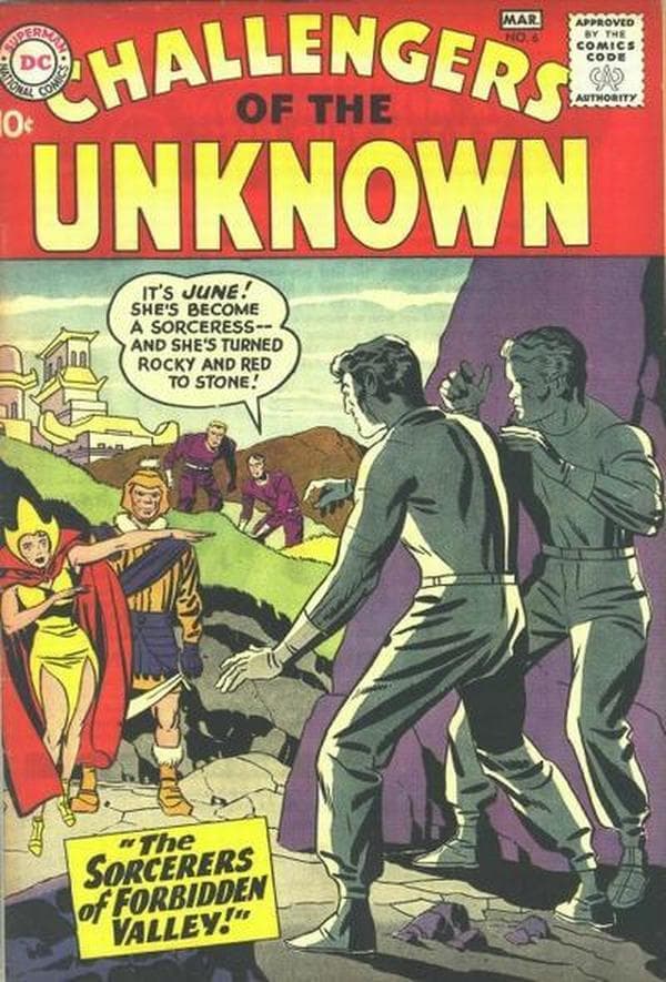 Challengers of the Unknown #6 cover
