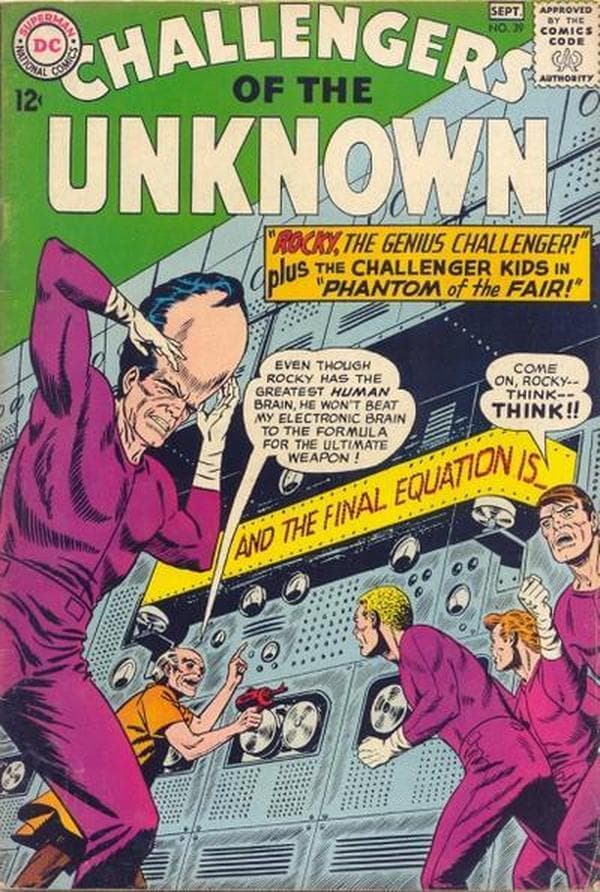 Challengers of the Unknown #39 cover