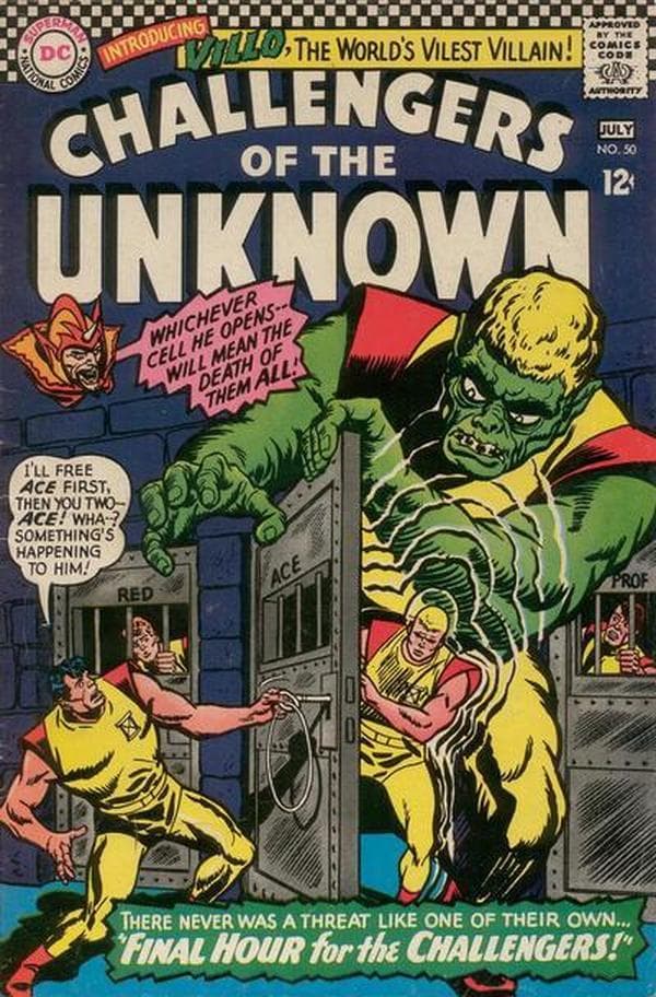 Challengers of the Unknown #50 cover