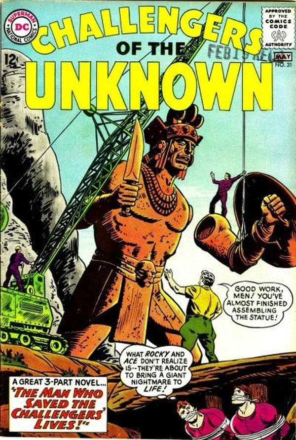 Challengers of the Unknown #31 cover