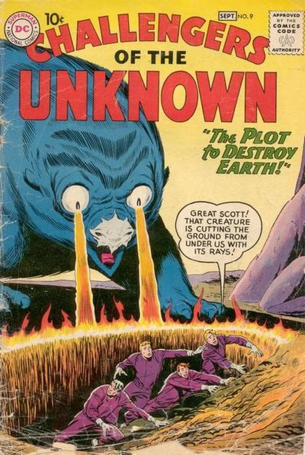 Challengers of the Unknown #9 cover