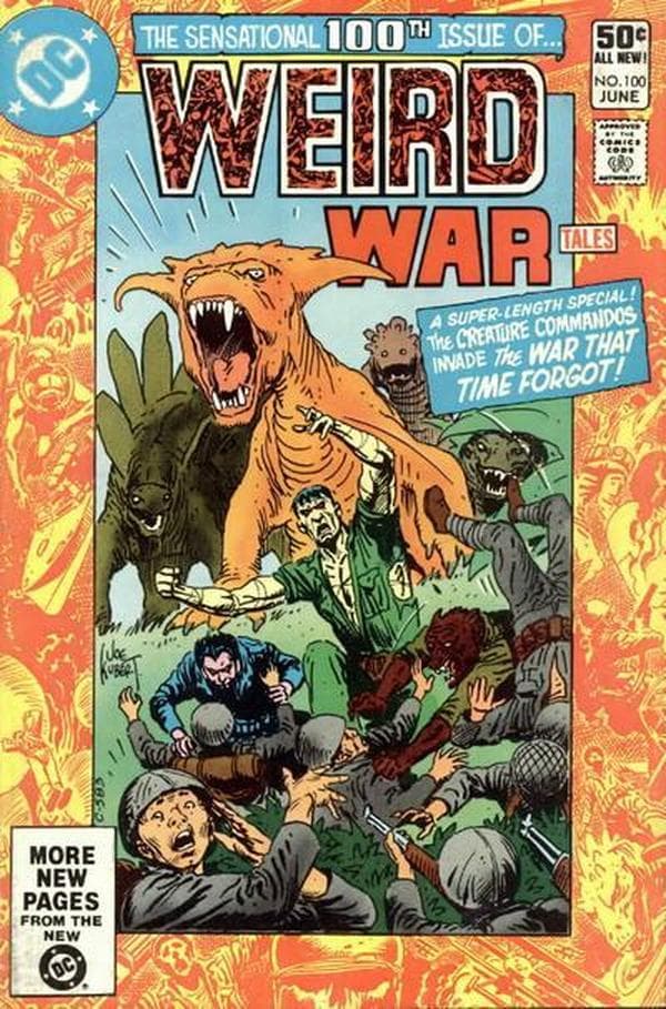 Weird War Tales #100 cover