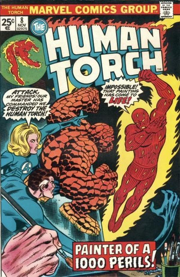 The Human Torch #8 cover