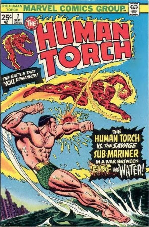 The Human Torch #7 cover
