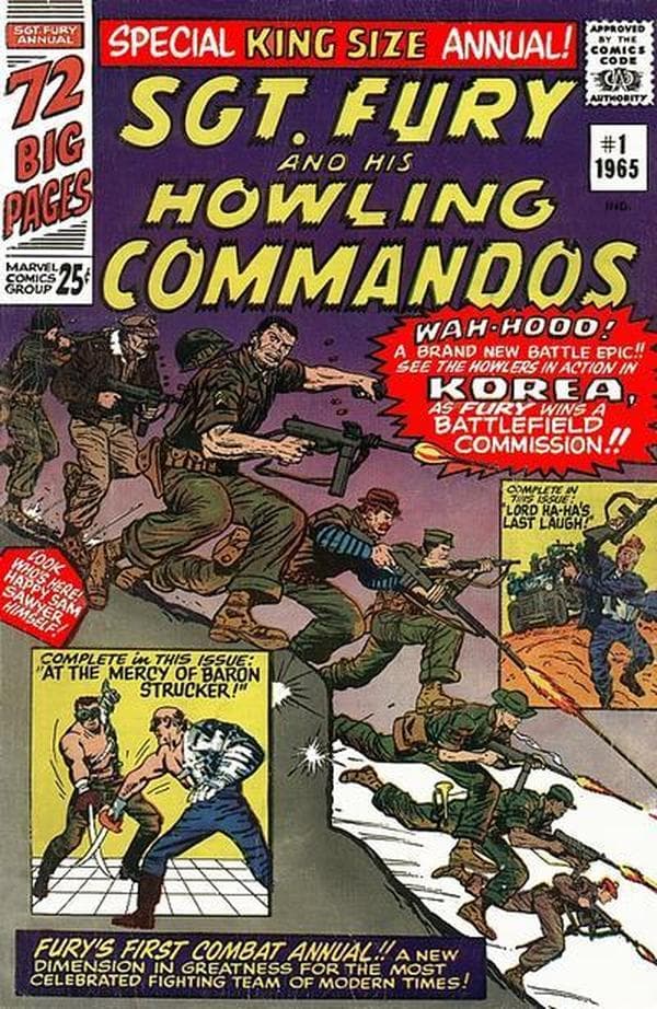 Sgt. Fury Annual #1 cover