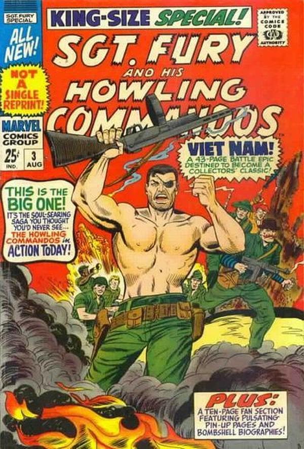 Sgt. Fury Annual #3 cover