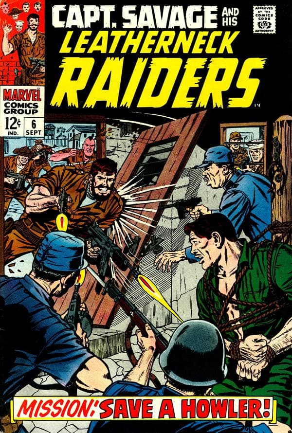 Capt. Savage and His Leatherneck Raiders #6 cover