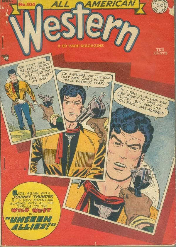All-American Western #104 cover