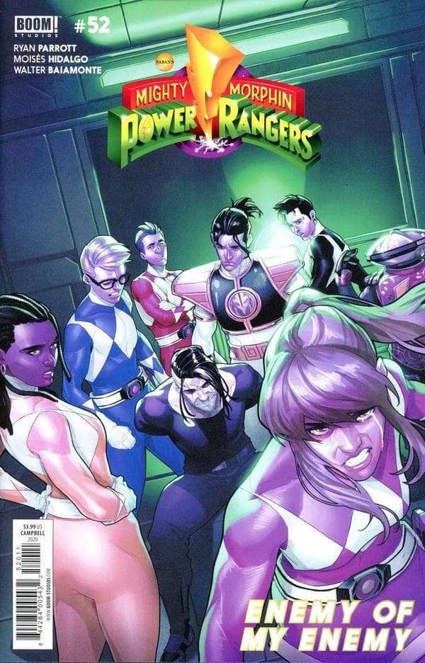 Mighty Morphin Power Rangers #52 cover