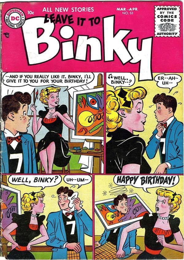 Leave It to Binky #53 cover