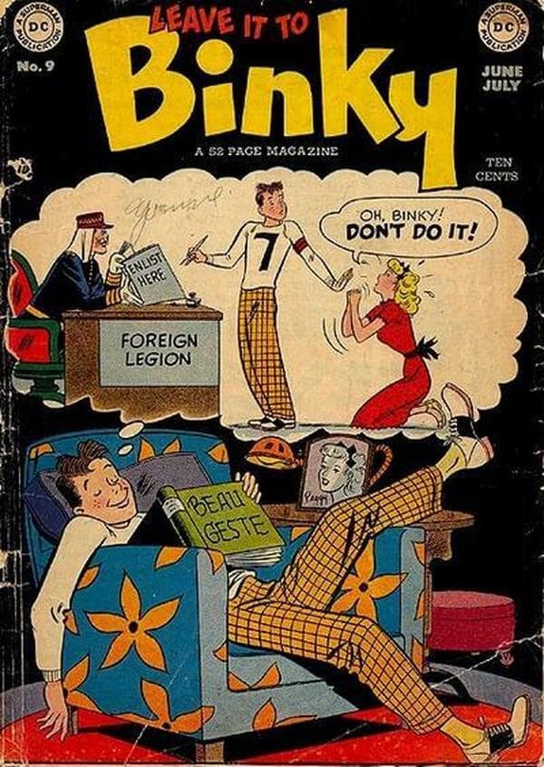 Leave It to Binky #9 cover