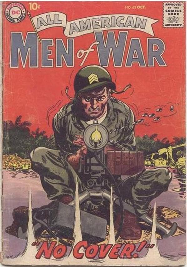 All-American Men of War #62 cover