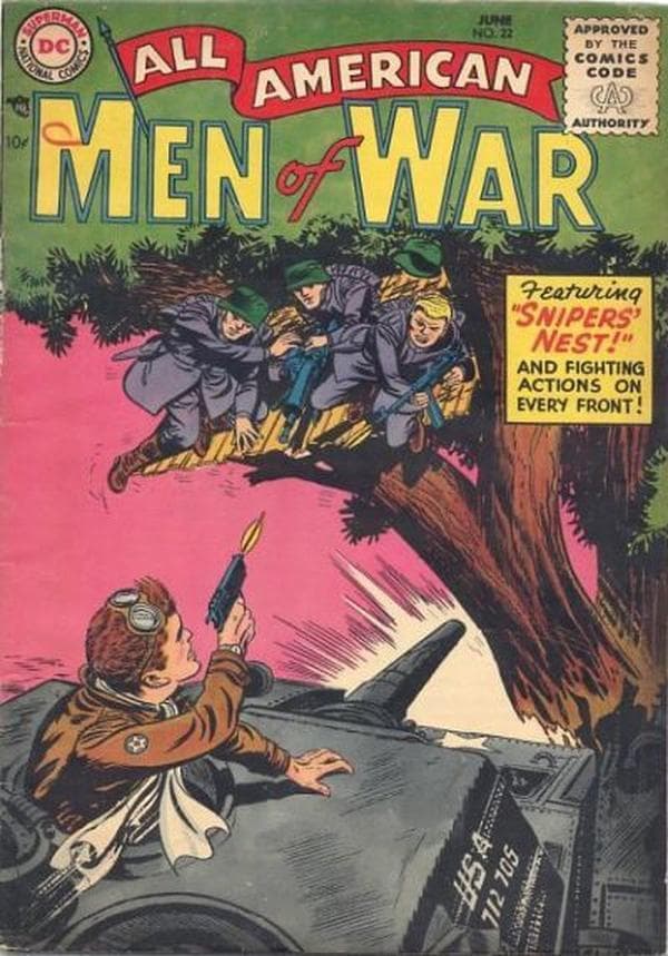 All-American Men of War #22 cover