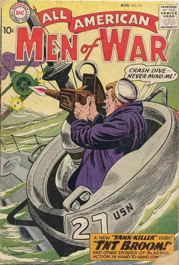 All-American Men of War #72 cover
