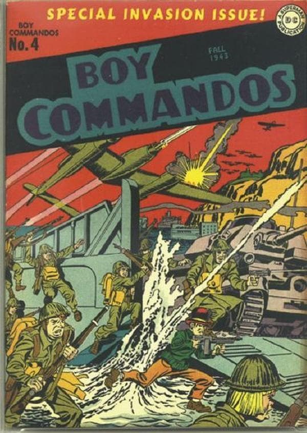 Boy Commandos #4 cover