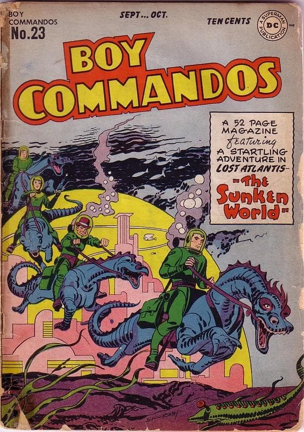 Boy Commandos #23 cover