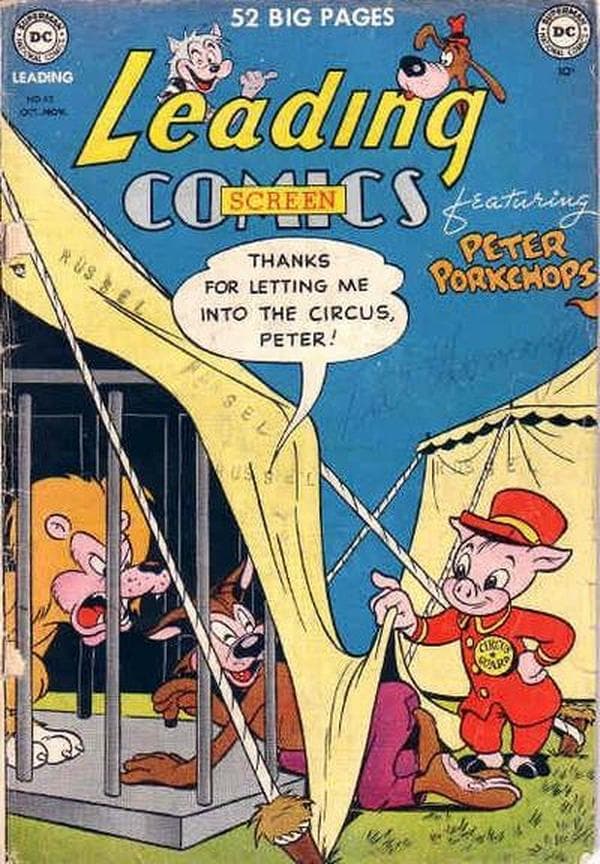 Leading Screen Comics #45 cover