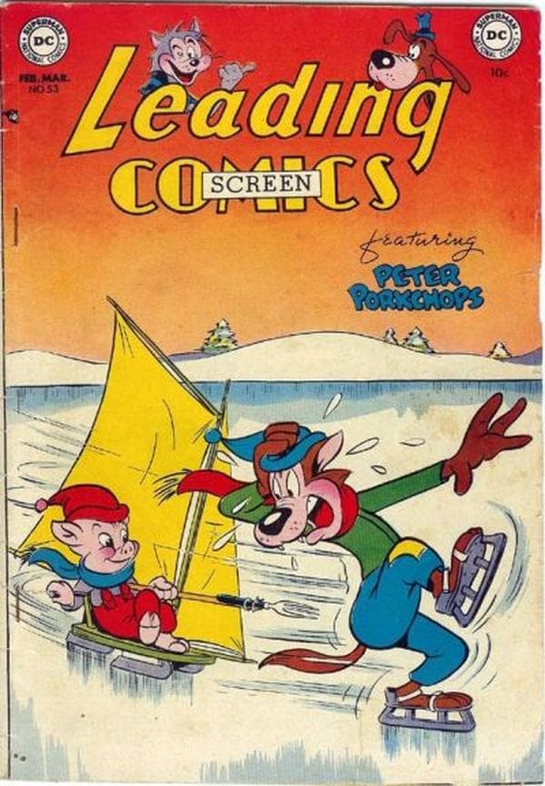 Leading Screen Comics #53 cover