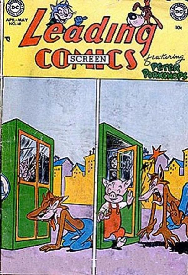 Leading Screen Comics #60 cover