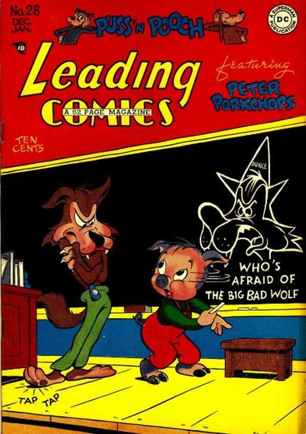 Leading Comics #28 cover