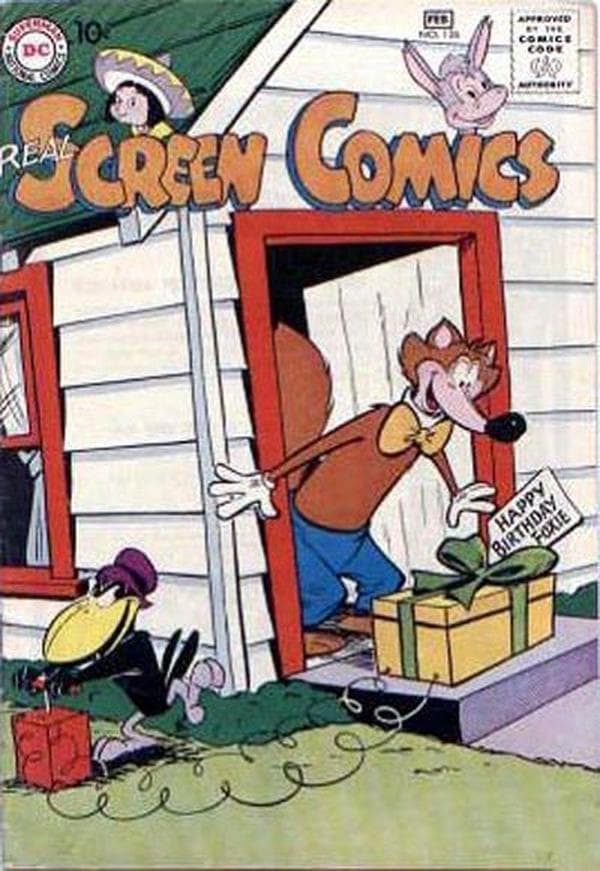Real Screen Comics #126 cover