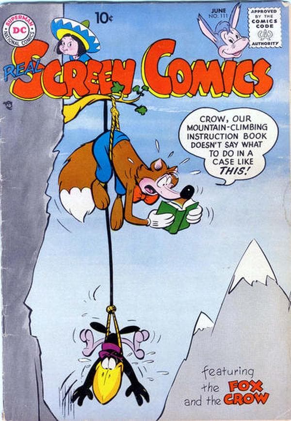Real Screen Comics #111 cover
