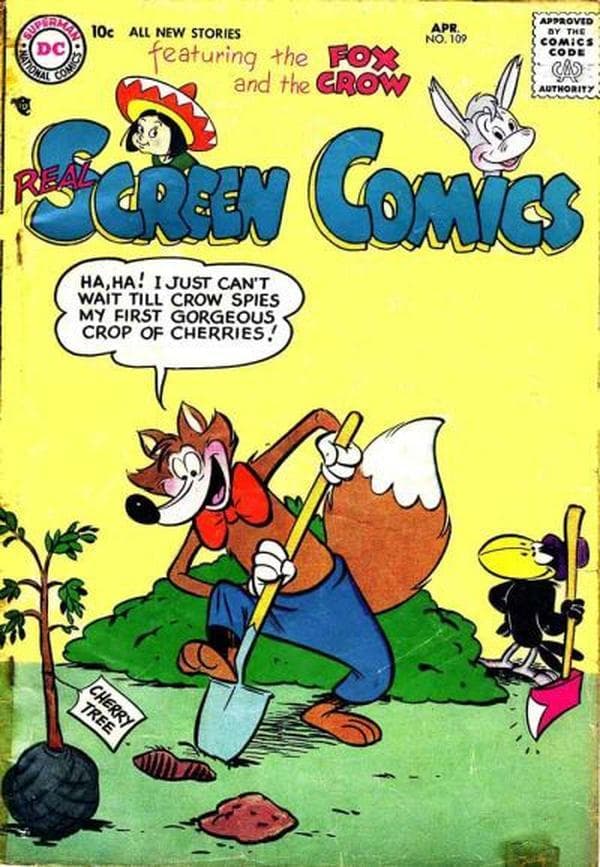 Real Screen Comics #109 cover
