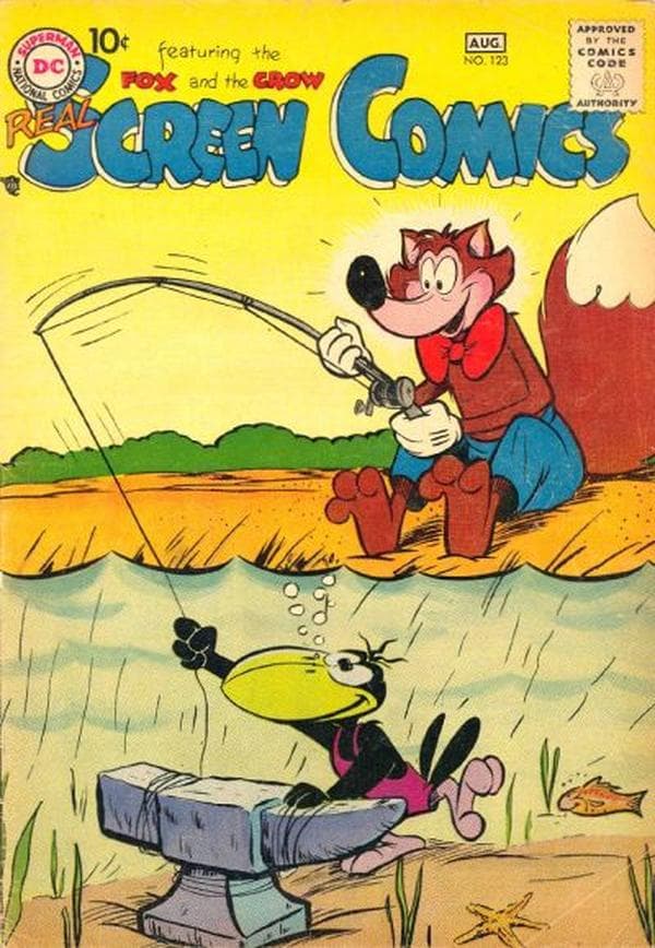 Real Screen Comics #123 cover