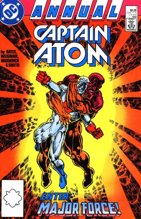 Captain Atom Annual #1 cover