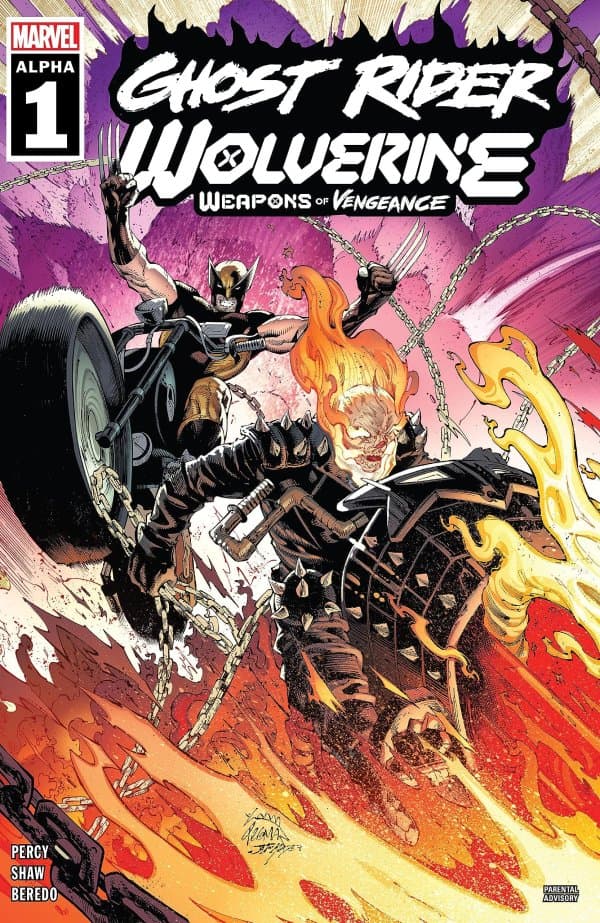 Ghost Rider / Wolverine: Weapons of Vengeance – Alpha #1 cover