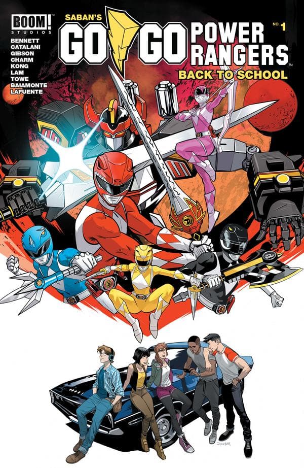 Saban's Go Go Power Rangers: Back To School #1 cover