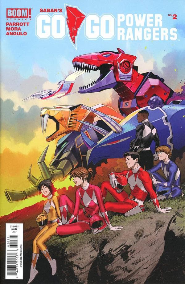 Saban's Go Go Power Rangers #2 cover