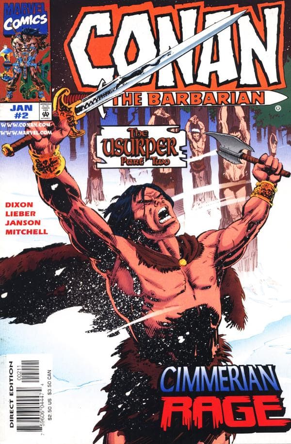 Conan the Barbarian: The Usurper #2 cover