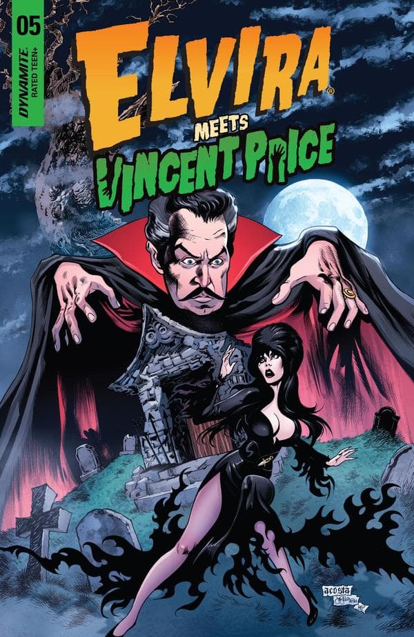 Elvira Meets Vincent Price #5 cover