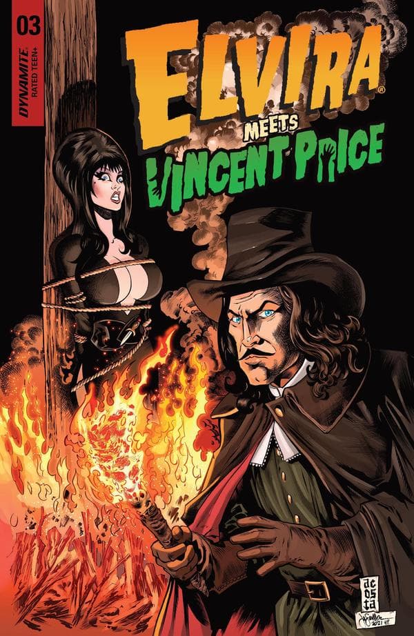 Elvira Meets Vincent Price #3 cover