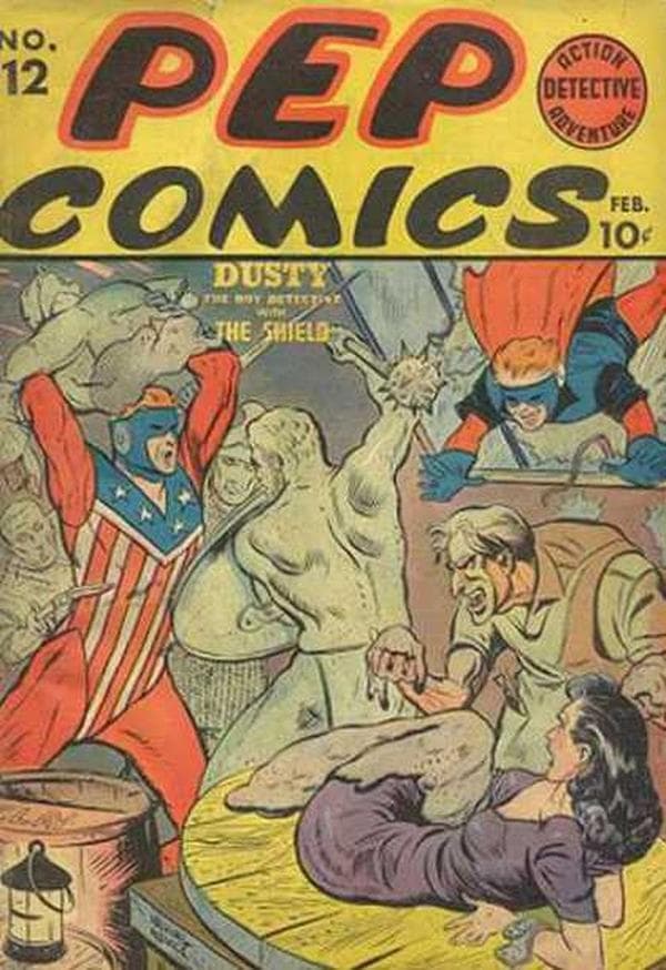 Pep Comics #12 cover
