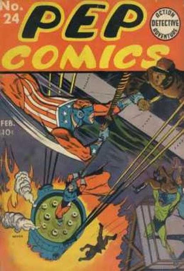 Pep Comics #24 cover