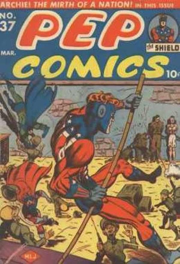 Pep Comics #37 cover