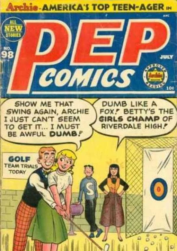 Pep Comics #98 cover