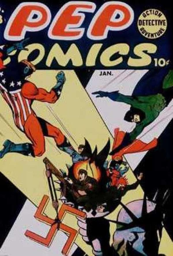 Pep Comics #23 cover