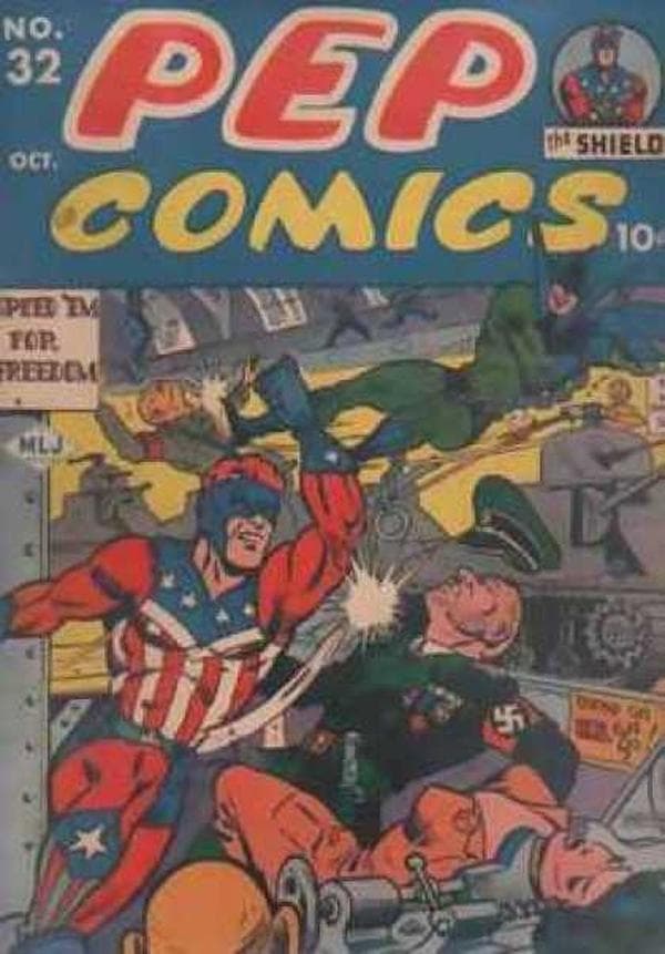 Pep Comics #32 cover