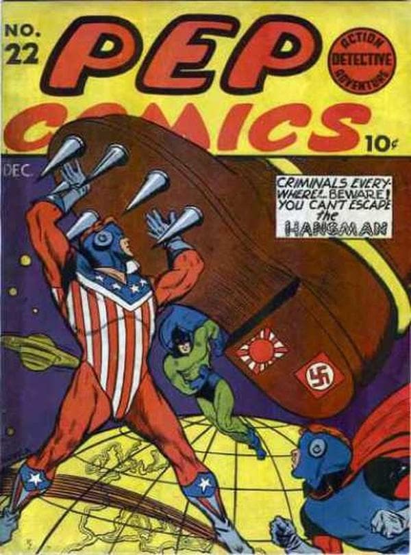 Pep Comics #22 cover